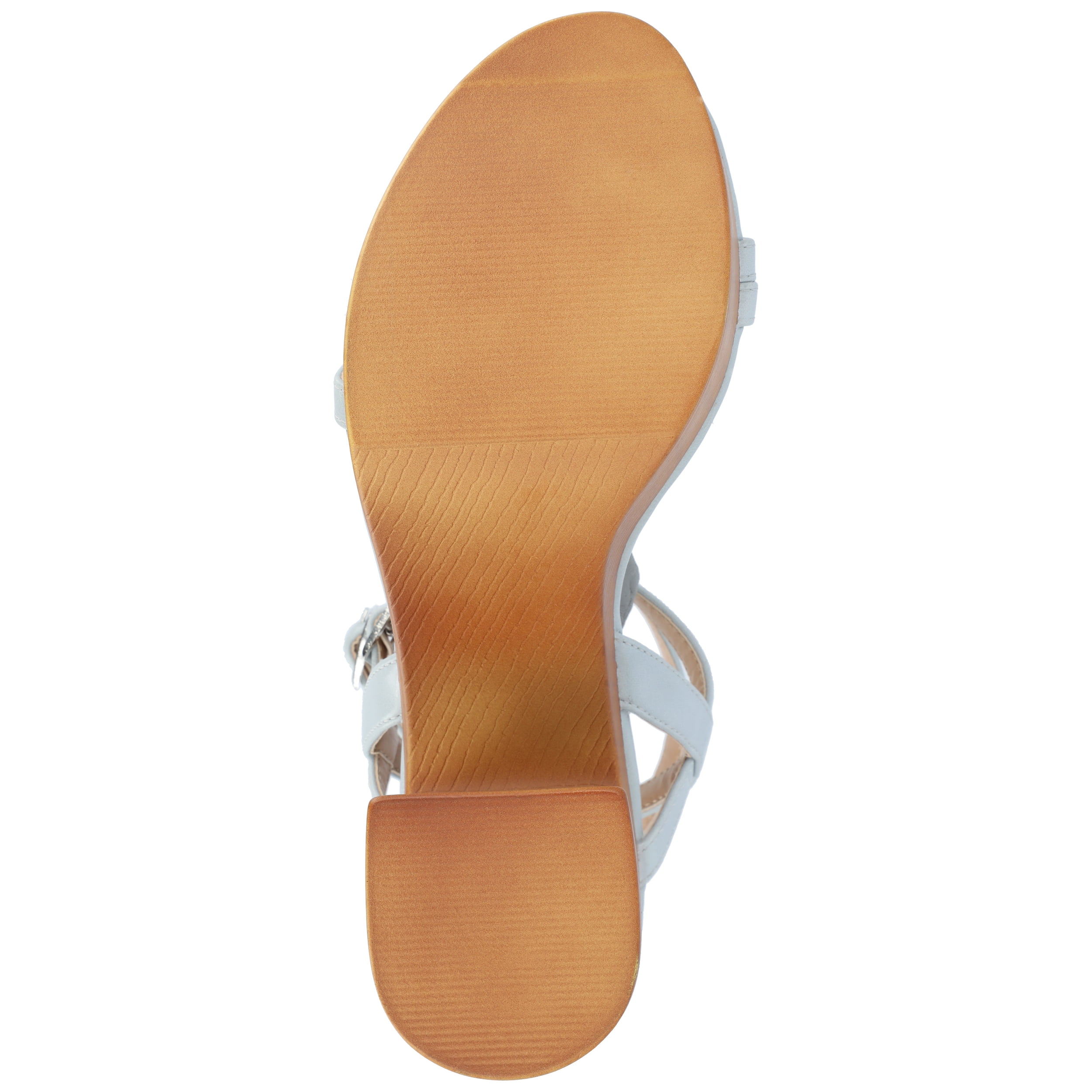 Journee Womens Emerynn Platform Clog Multi Strap Sandals