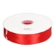 thumbnail image 1 of Cinta roja de 298 pies, rollo de cinta de satén roja de alta densidad de 3,8 cm de ancho para decoración de bodas y envolturas de flores, 1 of 10