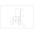 thumbnail image 5 of Simpli Home Avalon Parson Dining Chair (Set of 2) in Satin Cream, 5 of 12