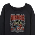 thumbnail image 3 of Marvel The Avengers - Band Tee Style - Women's French Terry Pullover Long Sleeve Shirt, 3 of 5