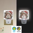 thumbnail image 5 of Happy Cat with Christmas Wreath LED Night Light Sensor Lamp Plug-in Adjustable Brightness 2 Pack, 5 of 7