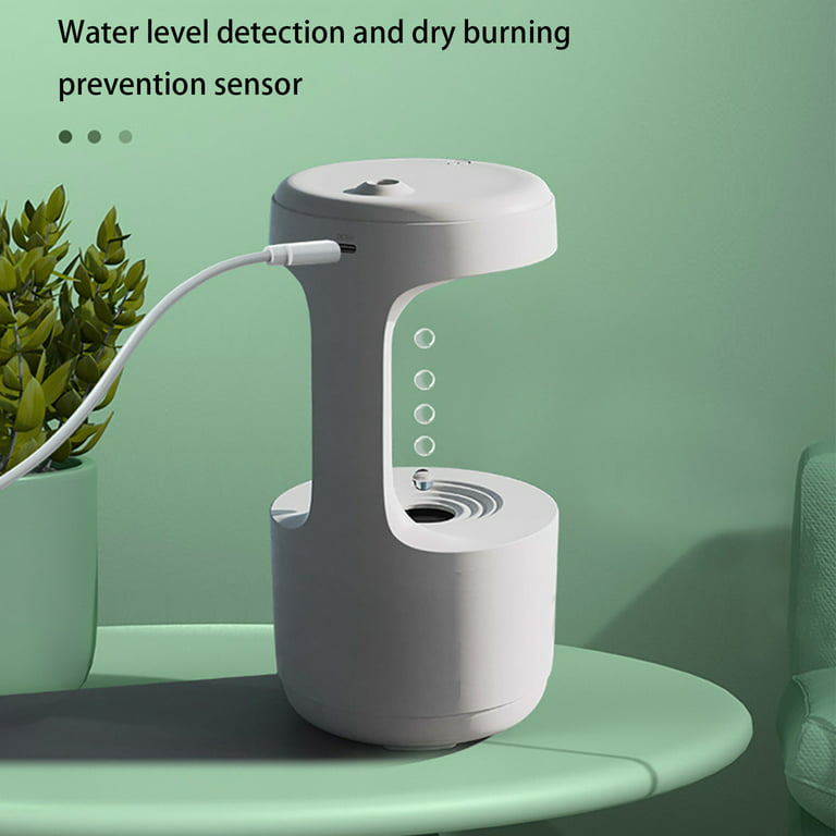 DagobertNiko Anti-Gravity Water Droplet Humidifier Bedroom Office Desktop  Fog Visible Usb Humidifier