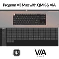 thumbnail image 2 of Teclado mecánico Keychron V3 Max TKL inalámbrico RGB, 2 of 8