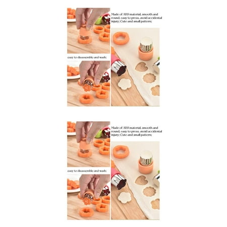 

2pcs Baking Tools 3pcs Stainless Steel Vegetable and Fruit Cutter