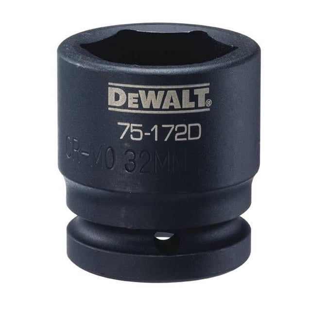 STANLEY 7522774 3/4'' Drive 32mm Impact Socket Oil Rubbed Black Oxide