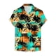 thumbnail image 2 of Camisas Y s Camisa para hombre Camisa de playa de manga corta holgada informal (Mint Green, XL), 2 of 4