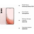 thumbnail image 3 of Samsung Galaxy S22 Plus 8GB 256GB Oro rosado Desbloqueado, 3 of 4