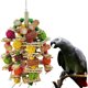 thumbnail image 4 of Juguetes Grandes Loros de Mástica Juguetes Color Jaula de Madera de Madera Juguete Nueces de Maíz Juguete Natural Para Guacamátricos Grises Africanos y Otras Aves Grandes, 4 of 4