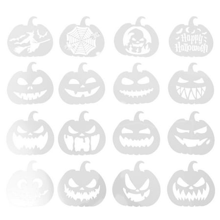 

16pcs Creative Halloween Cutout Templates Cutout Templates Painting Decors