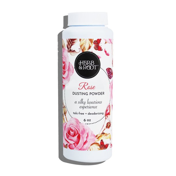 Rose Scented TalcFree Body Dusting Powder, 5 oz, Herb & Root Walmart