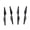 Black, variant on Riousery High Quality Carbon Fiber Replacement Propeller Blades Set for DJI Tello Drone Quadcopter, Ultra Light Weight Aerodynamic Design, White Color, 4 Count (2 Pairs)