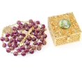 thumbnail image 1 of WHLHMK Chapelet Catholique avec Boîte à Bijoux en Métal, 1 of 5