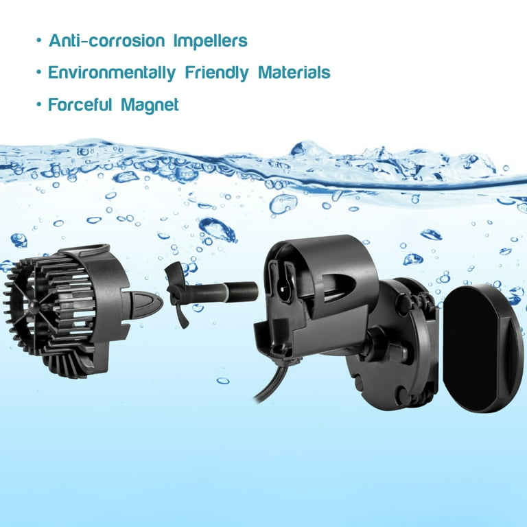 AQQA Aquarium Water Pump, Submersible Wavemaker Circulation Pump