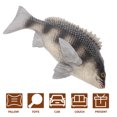 thumbnail image 4 of Simulación de besugo negro, modelo de pez de juguete para niños, adorno de animal marino., 4 of 7