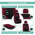 thumbnail image 4 of FH Group Universal Fit Car Seat Covers Flat Cloth, Split Benches for Cars, Auto, Trucks, SUV 3 Rows, 4 of 6