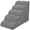Gray, variant on Niubya, Dog Stairs for Small Dogs, 3 Steps High Density Foam Dog Ramp, Extra Wide Non-Slip Pet Steps for High Beds Or Couch, Soft Foam Doggie Ladder for Dogs Injured, Older Pets, Small Cats, Gray