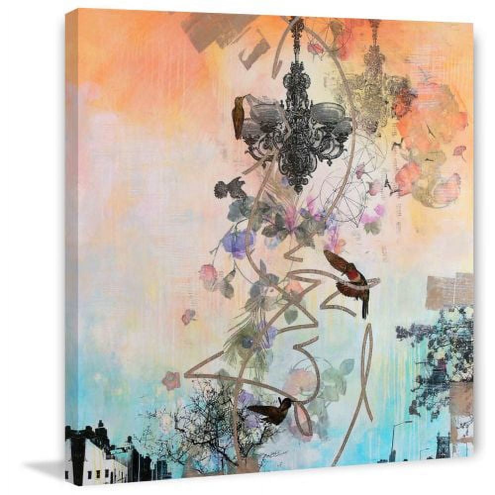 Marmont Hill "Chandelier" by Tracy Silva Barbosa Painting Print on Canvas