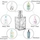 thumbnail image 4 of Dispensador de jabón acrílico, paquete de 2, botella dispensadora de loción y champú líquido rellenable de 11 oz para lavar platos a mano con bomba para baño, encimera, cocina, 4 of 5