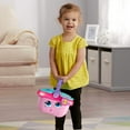 thumbnail image 4 of LeapFrog Shapes & Sharing Picnic Basket, Pink 6.22 x 8.66 x 6.69 inches, 4 of 5
