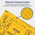 thumbnail image 5 of Avery Printable Rectangle Labels, Bright Yellow, 5" x 8-1/8", 80ct, 5 of 11