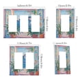 thumbnail image 2 of Yayeee Rocker Switch Wall Plate 1-Gang 4.6"x2.9" Home Decorative Outlet Cover, Seaside Door, 2 of 6