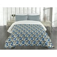 thumbnail image 3 of Ambesonne Abstract Quilted Bedspread Set 3 Pcs, 3D Cube Modern Art, Queen Size, Multicolor, 3 of 5