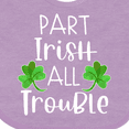 thumbnail image 4 of Inktastic Part Irish All Trouble St. Patrick's Day with Green Clovers Boys or Girls Baby Bib, 4 of 4