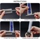 thumbnail image 4 of 2pcs --Lefou Toothpaste Tube Squeezer Rolling Tube Toothpaste Squeezer Rotating Toothpaste Dispenser Stainless Steel Tube Squeezer Toothpaste Seat Hol, 4 of 5