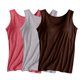 thumbnail image 1 of Camisola de manga corta para mujer, con almohadilla para el pecho, sin aros de acero, ropa interior para yoga, deportes, chaleco de poliéster para mujer, 1 of 3