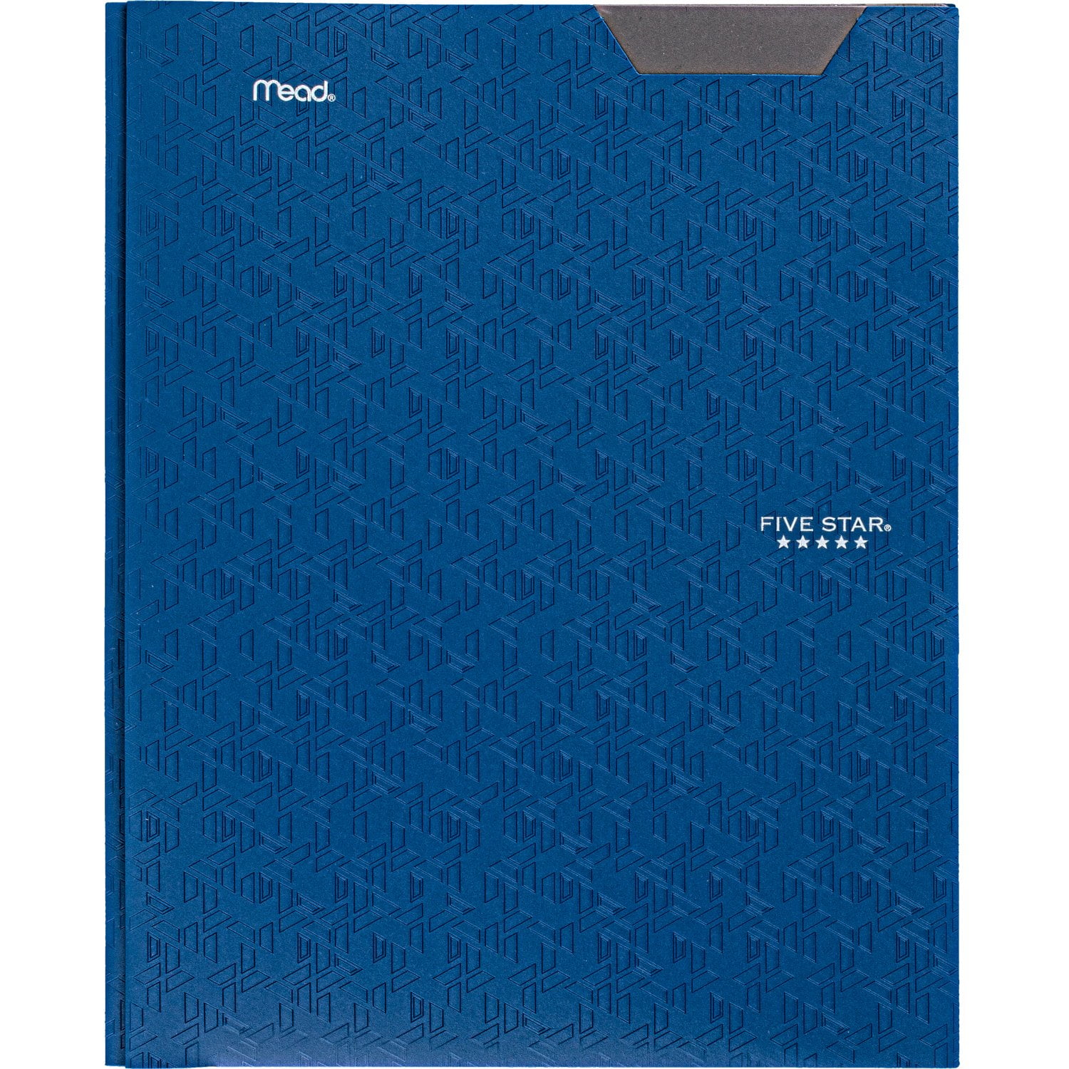 Five Star Stay-Put Plastic and Prong Folder, Pacific Blue (340300B-WMT22)
