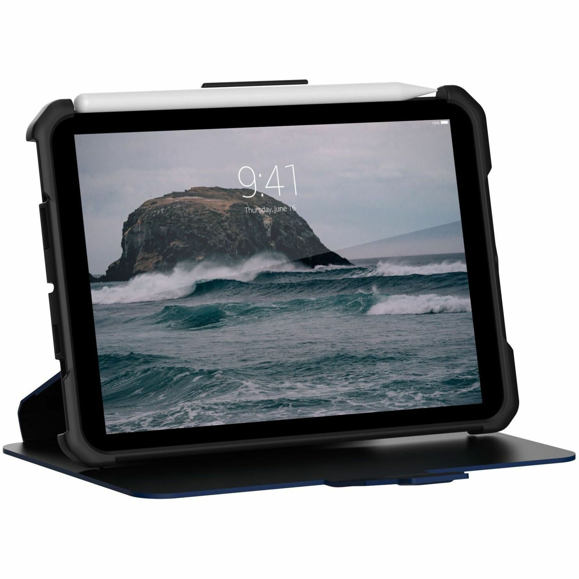 UAG iPad Mini A17 Pro Case (7th Gen, 2024) A2993 A2995 A2996 8.3" Metropolis SE, Rugged Multi-Angle Folio Stand Smooth Protective Cover w/ Pencil Pro Holder, Mallard