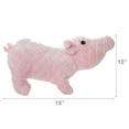 thumbnail image 6 of Mighty Massive Farm Piglet Durable Plush Squeaky Dog Toy, 6 of 8