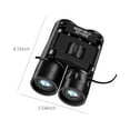 thumbnail image 3 of LSLJS 500X25 Portable Mini Foldable Binoculars Compact, Telescope for Kids Adults, Pocket High-Definition Outdoor Handheld Dual Barrel Telescope, Bird Watching Travel, 3 of 9