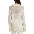 thumbnail image 2 of A.L.C. womens  Keri Silk-Blend Sweater, l, White, 2 of 3