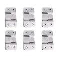 thumbnail image 1 of 6 Pairs [12 Pack] Embedded Concealed Mounting Bracket Interlock Hanging Buckle Stainless Steel Wall Hardware For Hanging Picture Mirror Frame Backspla, 1 of 5