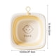 thumbnail image 3 of Lavabo plegable para bebé con 3 compartimentos | Baño de pies de plástico de gran capacidad de 4000 ml para recién nacidos y niños | Portátil para viajes y dormitorios | Amarillo, verde y azul, 3 of 6