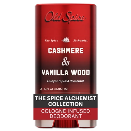Old Spice Men's Deodorant Spice Alchemist Collection Cashmere & Vanilla Wood, 3 oz