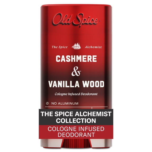Old Spice Men's Deodorant Spice Alchemist Collection Cashmere & Vanilla Wood, 3 oz