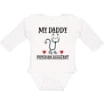 thumbnail image 3 of Inktastic Physician Assistant Daddy Baby Boys or Girls Long Sleeve Baby Bodysuit, 3 of 5
