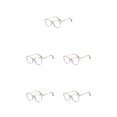 thumbnail image 3 of Qarigey Gafas de ojo de gato Retro Anti luz azul para mujer, gafas transparentes de lectura por ordenador, gafas de marco grande de lujo para Type2 NO2, 3 of 6