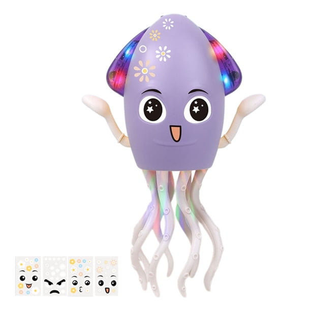 Interactivos en Juguete Pulpo Bailando Con Música Y Electrónica () Púrpura
