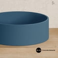 thumbnail image 5 of Lisse 14.5" Concrete Round Vessel Sink in Matte Royal Blue, 5 of 8