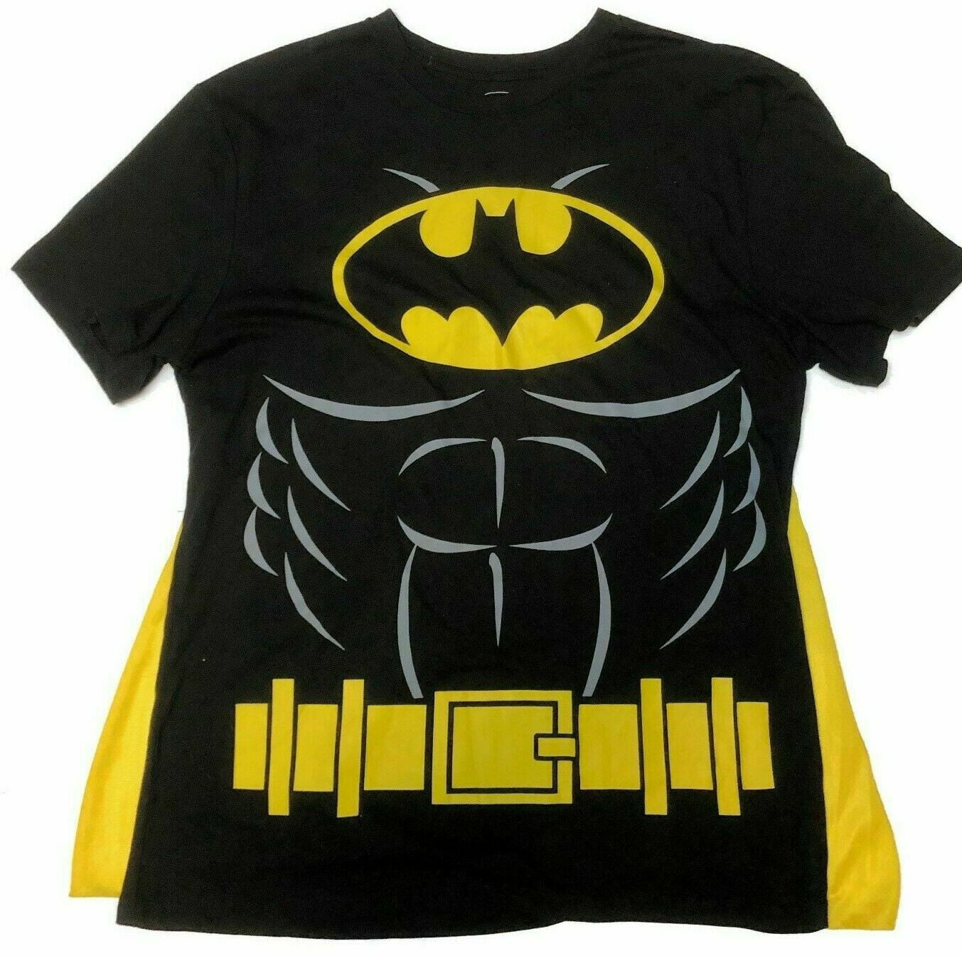 Men's DC Comics Batman Caped Short Sleeve T-Shirt~Halloween/Cosplay Costume