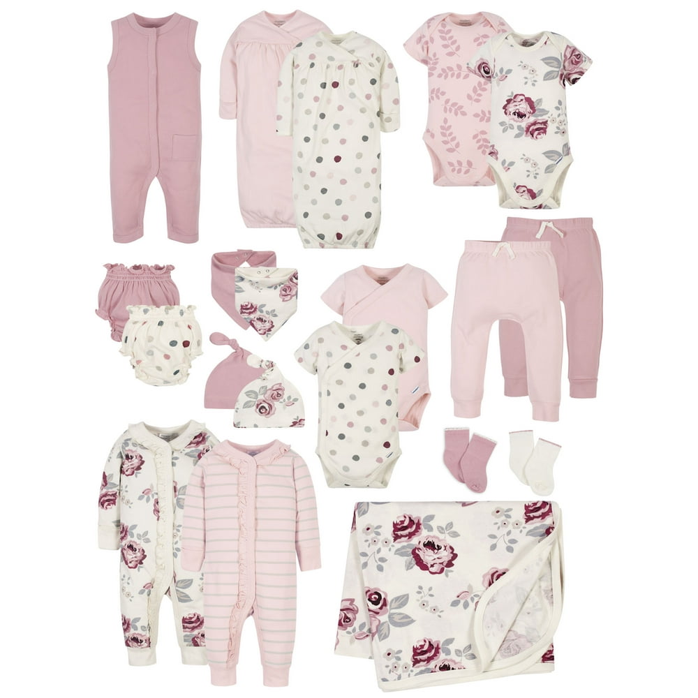 Modern Moments Modern Moments by Gerber Baby Girl Baby Shower Layette