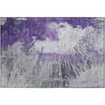 thumbnail image 2 of Addison Rugs Mayfield Washable Transitional Modern Purple Rectangle Rug, 1'8" x 2'6", 2 of 5