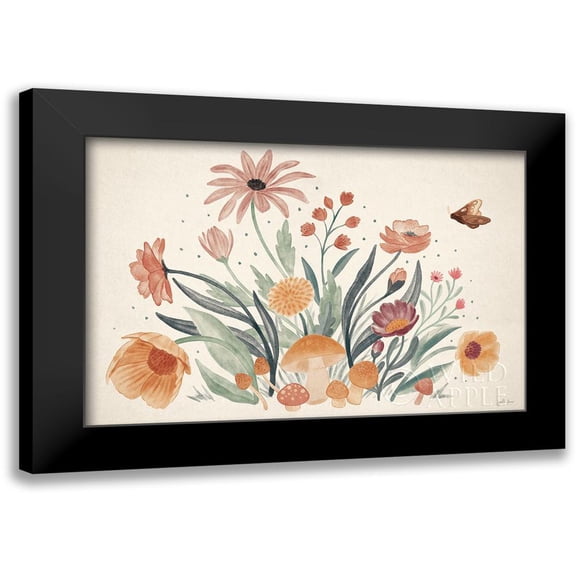 Penner, Janelle 14x11 Black Modern Framed Museum Art Print Titled - Cottage Botanical I