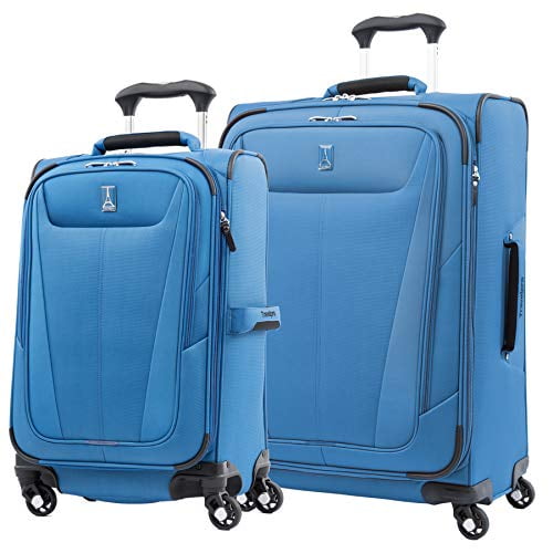 Travelpro Maxlite 5-Softside Expandable Spinner Wheel Luggage, Azure Blue,  2-Piece Set (21/25)
