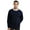 Navy, variant on Toptie Men's Winter Sweaters Solid Color Crew Neck-Navy-M