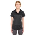 thumbnail image 1 of Polo de rayas jacquard Cool & Dry para mujer NEGRO 2XL ultraclub 8220L, 1 of 1