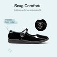 thumbnail image 4 of Zapatos Mary Jane para Niñas DREAM PAIRS Talla 13 Negro Charol, 4 of 8